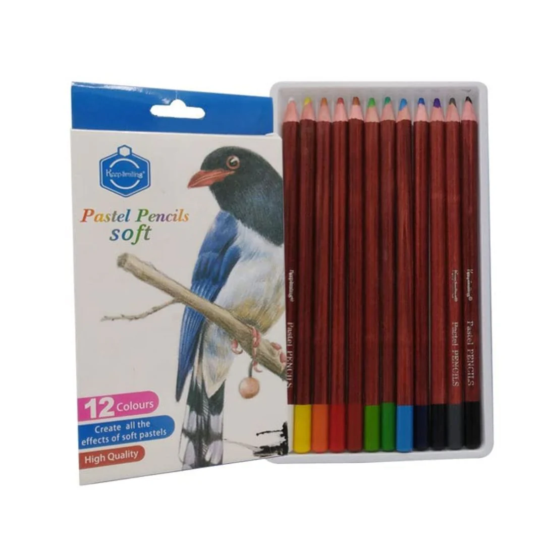 12 Colors Soft Pastel Pencils for Art and Craft - Image 3