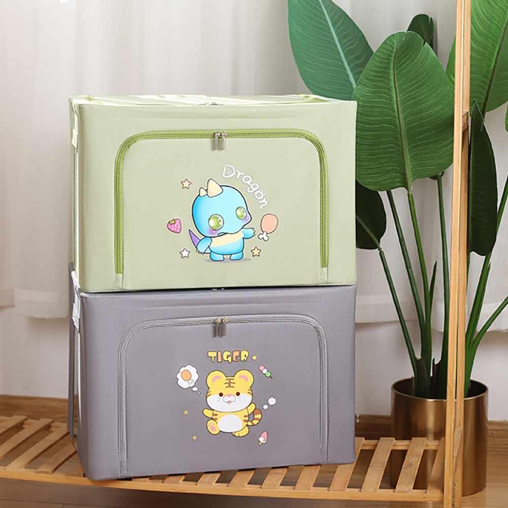 1pc Cartoon Animal Design Clothes Storage Collapsible Box - Image 4
