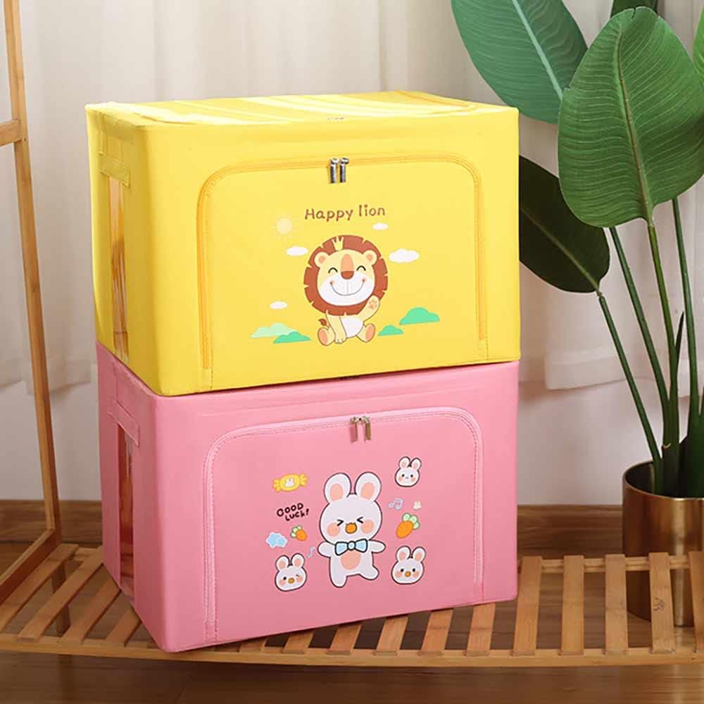 1pc Cartoon Animal Design Clothes Storage Collapsible Box - Image 5
