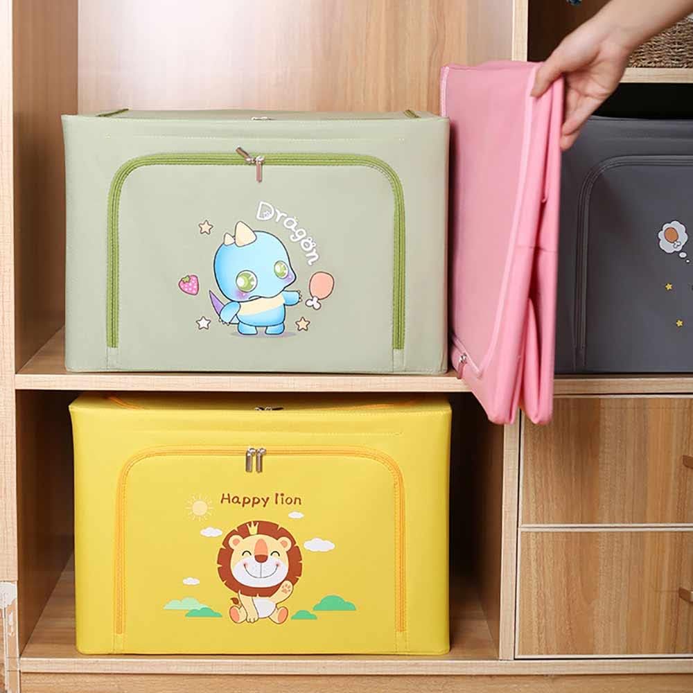 1pc Cartoon Animal Design Clothes Storage Collapsible Box - Image 6