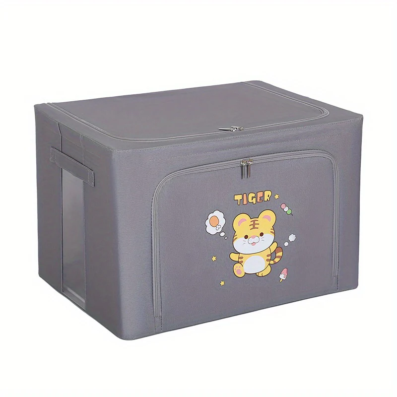 1pc Cartoon Animal Design Clothes Storage Collapsible Box - Image 9