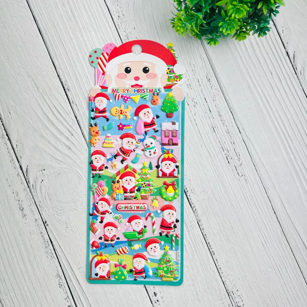 3D Christmas Stickers: Adding Festive Fun to Your Holidays (Random) (1pc) - Image 12