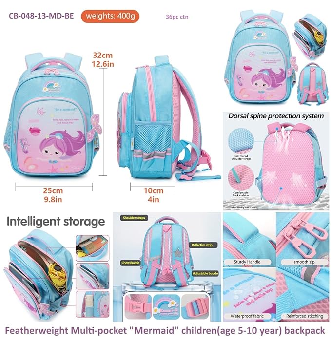 3D Design Backpack with Front Pocket for Kids - Image 3
