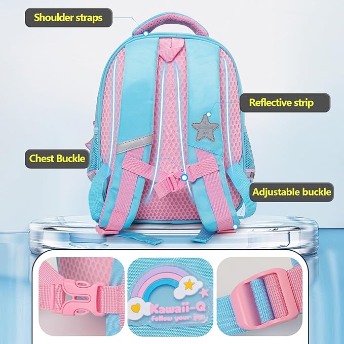 3D Design Backpack with Front Pocket for Kids - Image 8