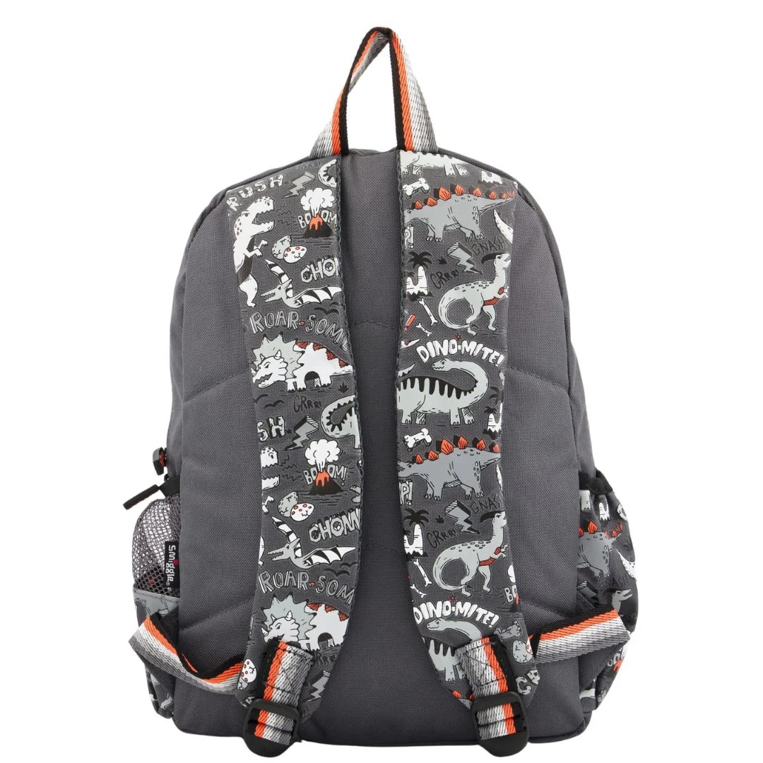 3D Design Backpack with Front Pocket for Kids (Rhino) - Image 4