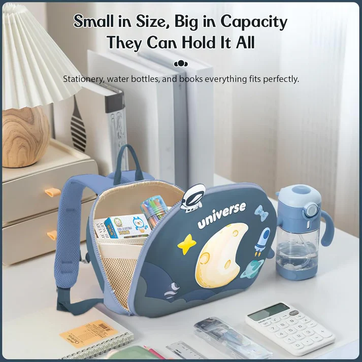 3D Moon & Space Design Hard Shell Backpack - Image 5