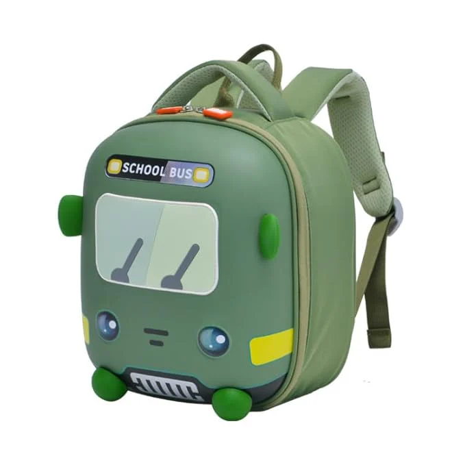 3D School Bus Design Hardshell Backpack for Children - Image 2