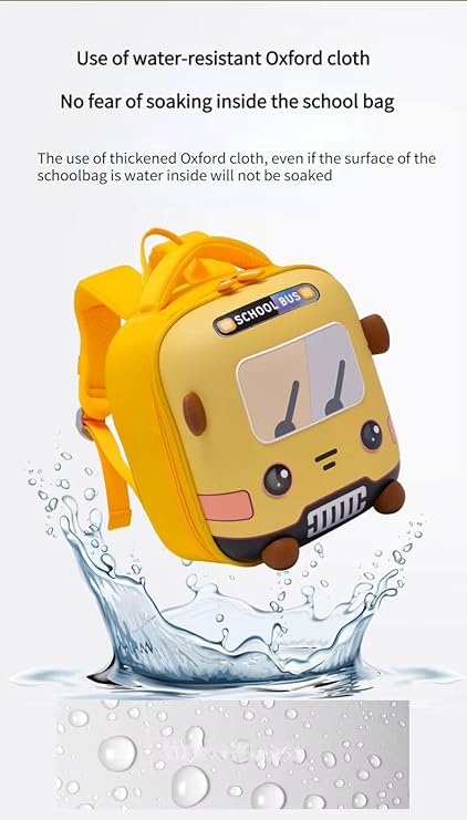 3D School Bus Design Hardshell Backpack for Children - Image 5