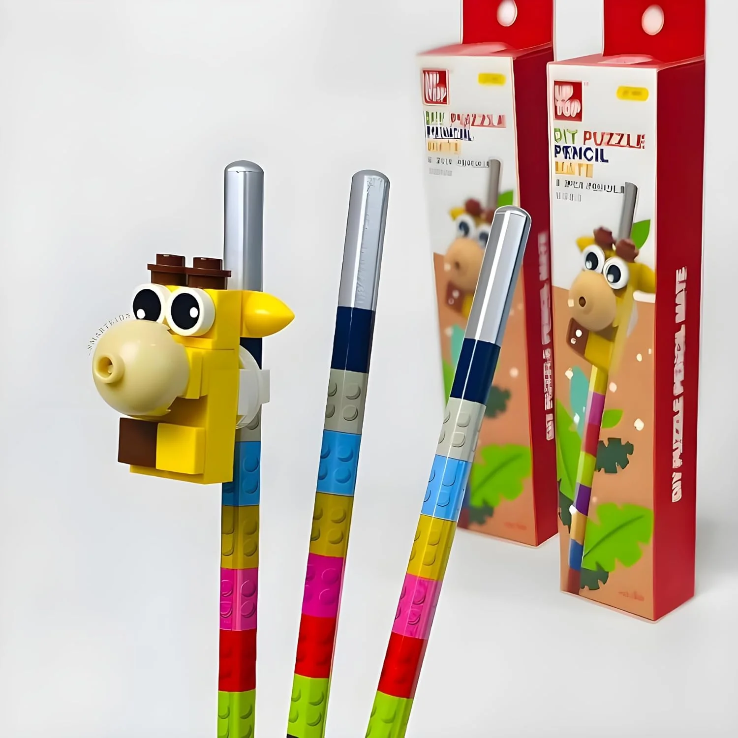 3pc Cute Bricks Design Pencil for Kids (Random) (Pack Of 5/10)(Prepaid Only) - Image 4