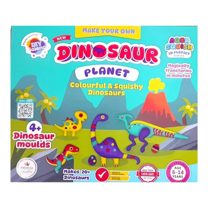 Aqua Squish Dinosaur Planet Kit (Pack Of 5/10)(Prepaid Only)