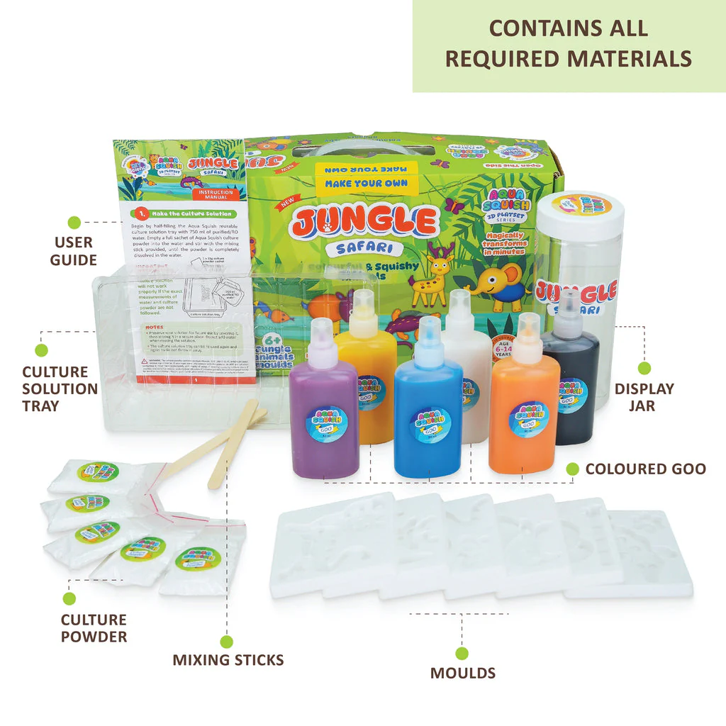 Aqua Squish Jungle Safari Kit (Pack Of 5/10)(Prepaid Only) - Image 2