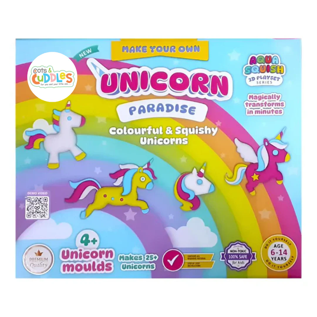 Aqua Squish Unicorn Paradise Kit (Pack Of 5/10)(Prepaid Only)