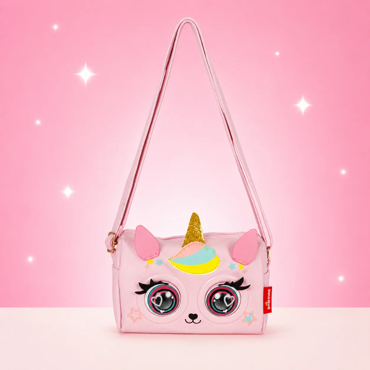 Blinking Eyes Musical Animal Sling Bag for Girls | Kawaii Crossbody Purse - Image 7