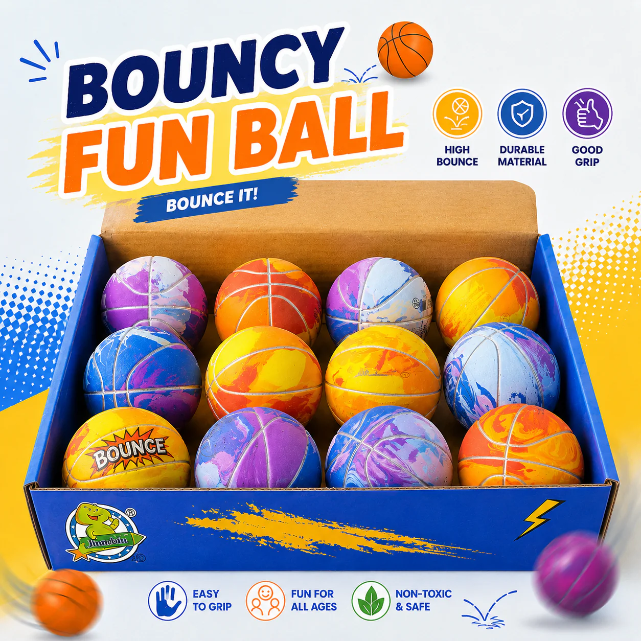 Bouncy Balls for Kids – High Bounce, Non-Toxic & Safe - Image 3