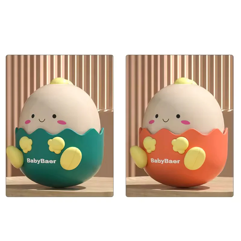 Chicken in Egg Tumbler Toy for Infant Babies - Image 8