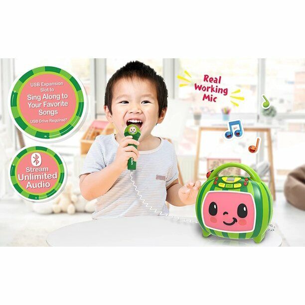 Cocomelon Karaoke Machine with Wired Microphone - Image 10