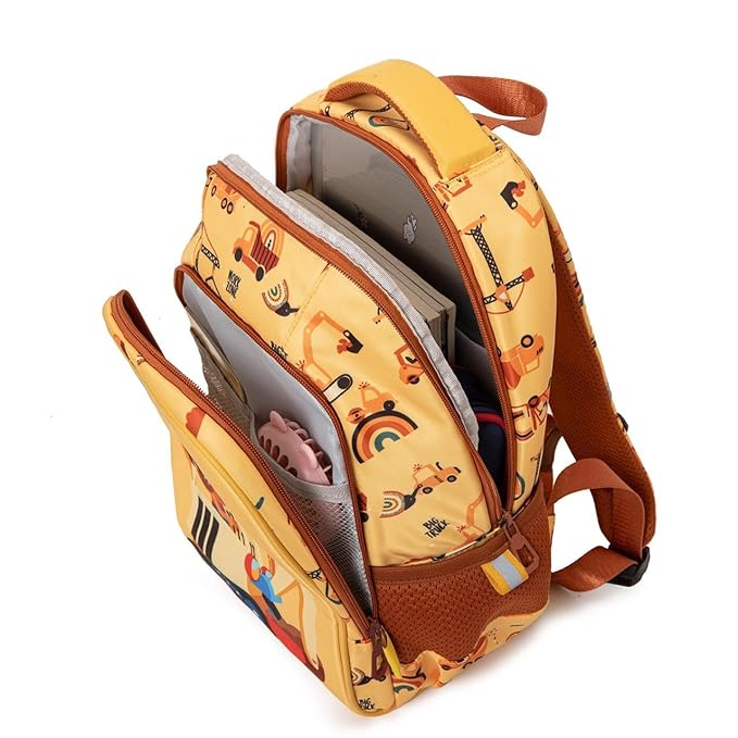 Construction Theme Kids School Backpack – Stylish & Water-Resistant - Image 5