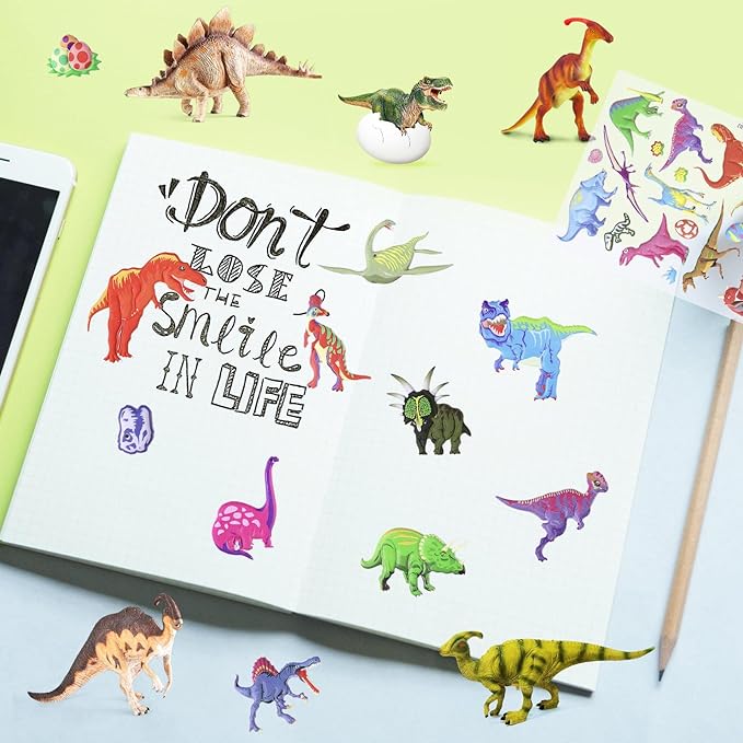 Adorable Space/Dino/Construction Vehicle Design Puffy Sticker for Kids 1pc - Image 11