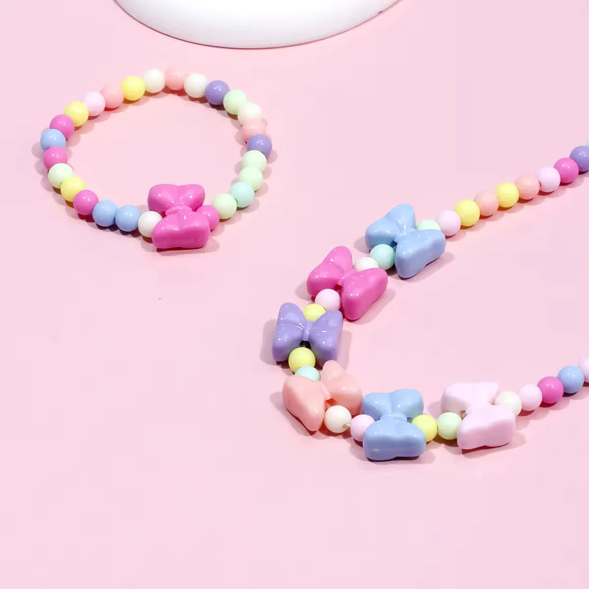 PACK OF 10 | Kids Beaded Necklace & Bracelet Set for Birthday Return Gift -129 per pc- (Prepaid Only) - Image 4