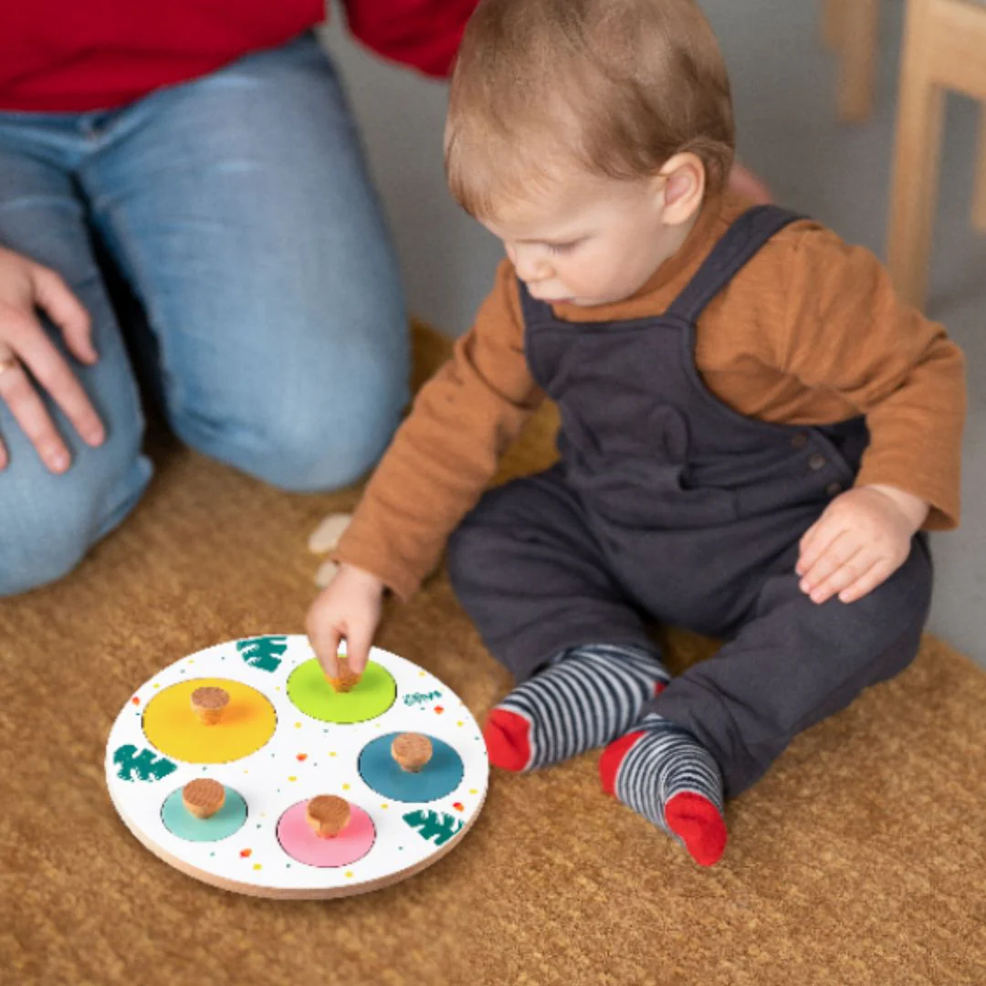 Cots and Cuddles Cute Wooden Peekaboo Board for Kids - Image 7