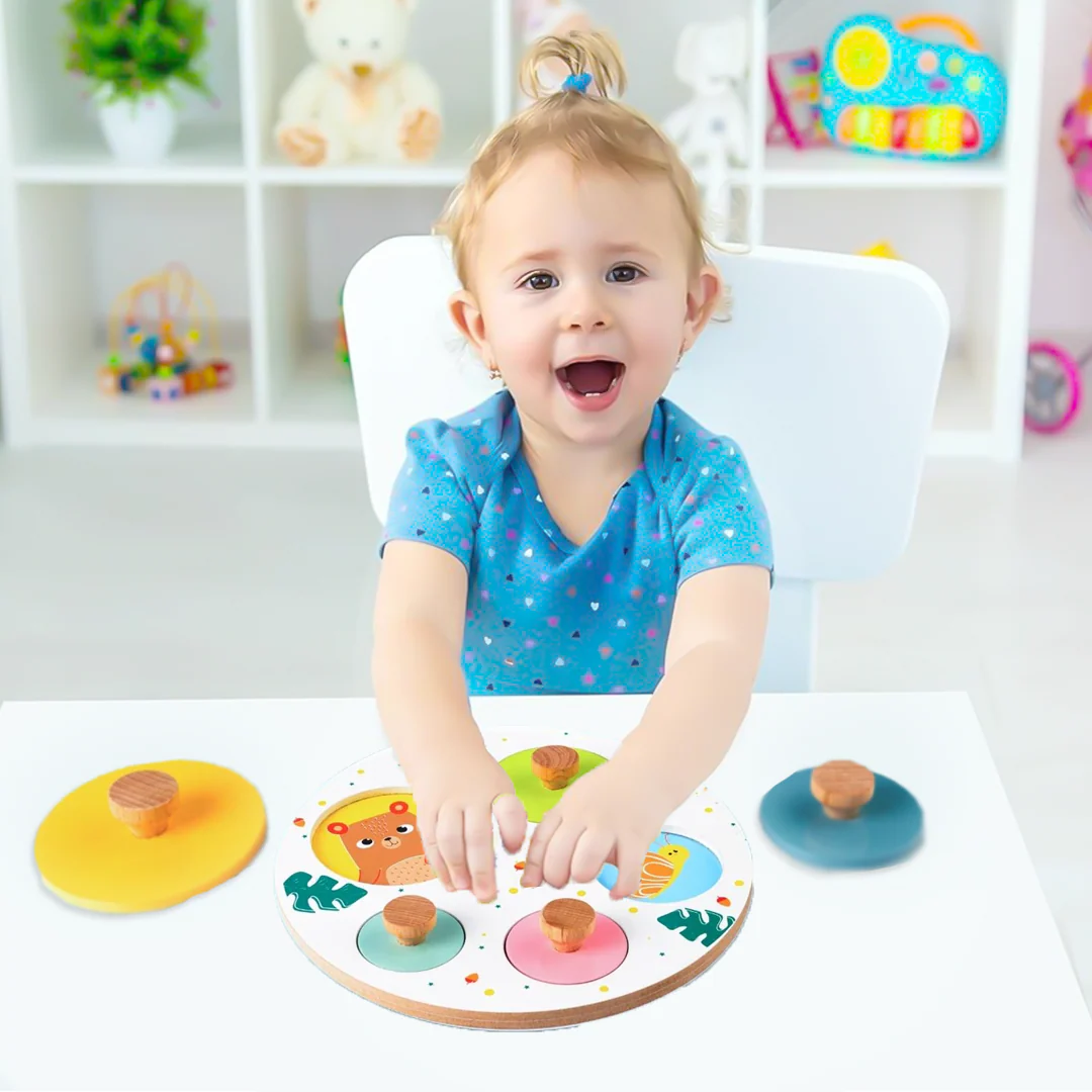 Cots and Cuddles Cute Wooden Peekaboo Board for Kids - Image 8