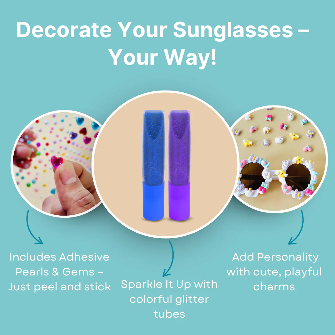 Cots and Cuddles DIY Flower Sunglasses Decoration Kit for Kids - Image 6