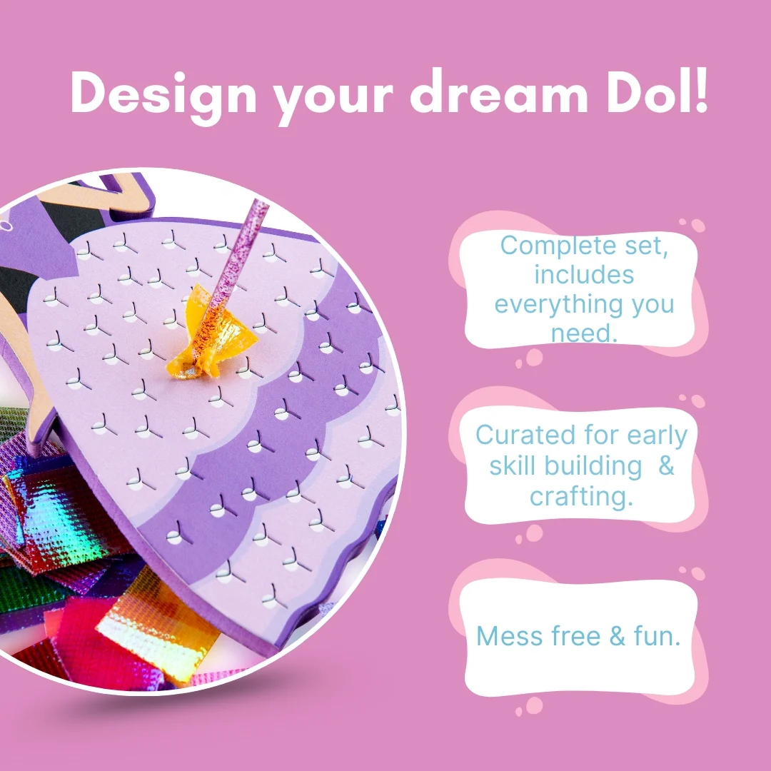 Cots and Cuddles Diy Princess Poking Gown Kit Pack Of 5/10)(Prepaid Only) - Image 3