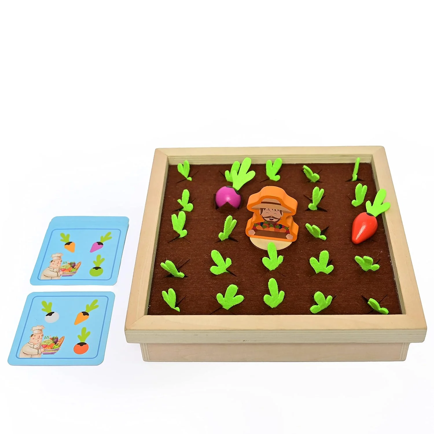 Cots and Cuddles Wooden Harvest Farm Memory Game - Image 3