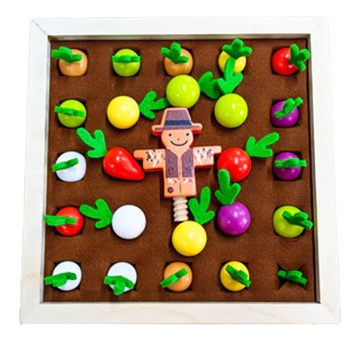 Cots and Cuddles Wooden Harvest Farm Memory Game - Image 4