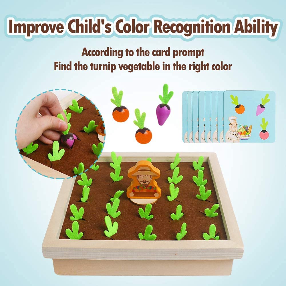Cots and Cuddles Wooden Harvest Farm Memory Game - Image 8