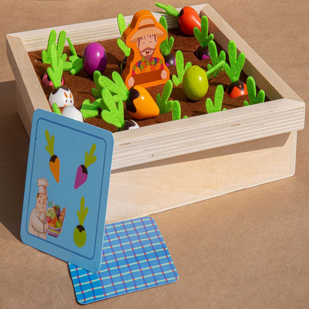 Cots and Cuddles Wooden Harvest Farm Memory Game - Image 9