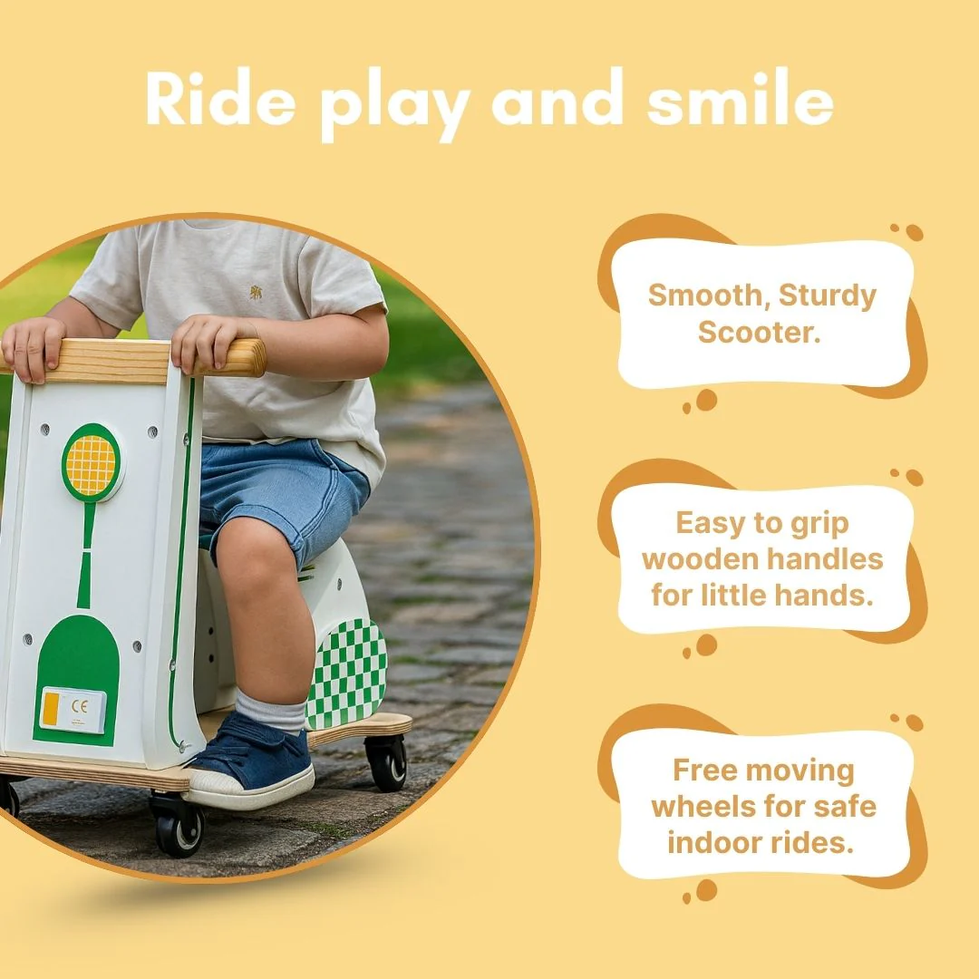 wooden scooter - Image 4