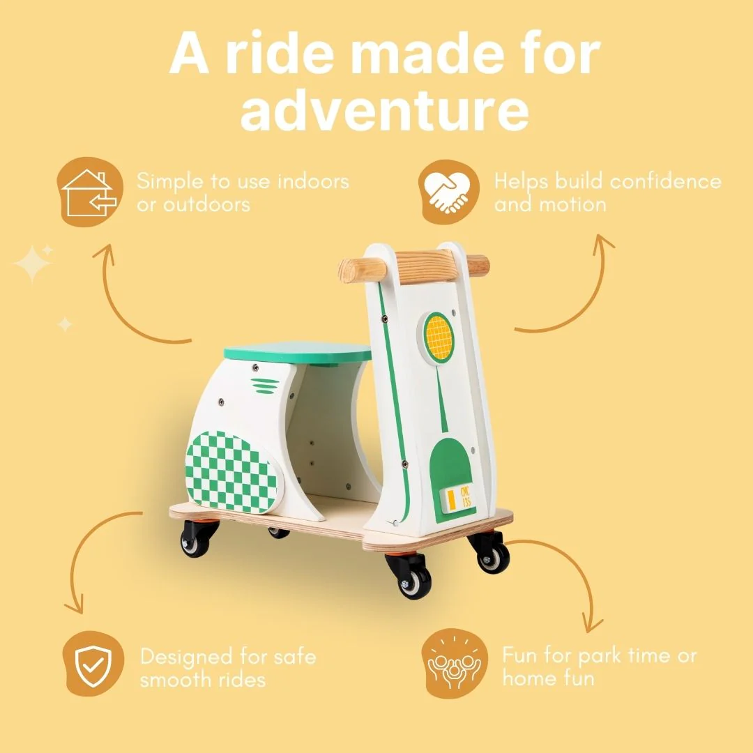 wooden scooter - Image 5