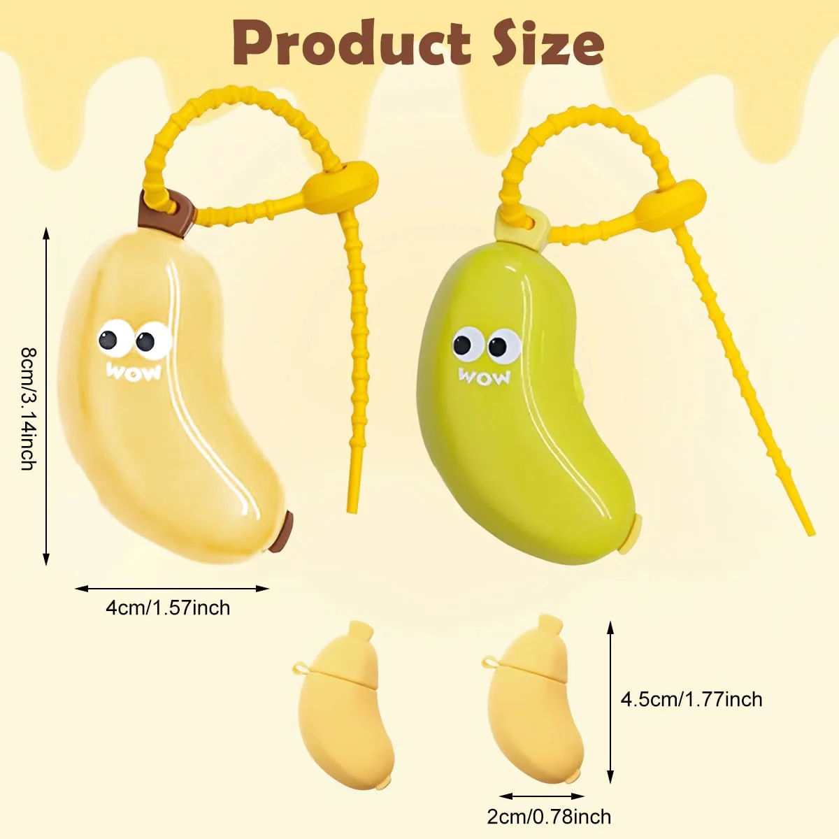 Cute Banana Shape Toothbrush and Toothpaste Holder for Kids Home & Travel use 1pc - Image 10