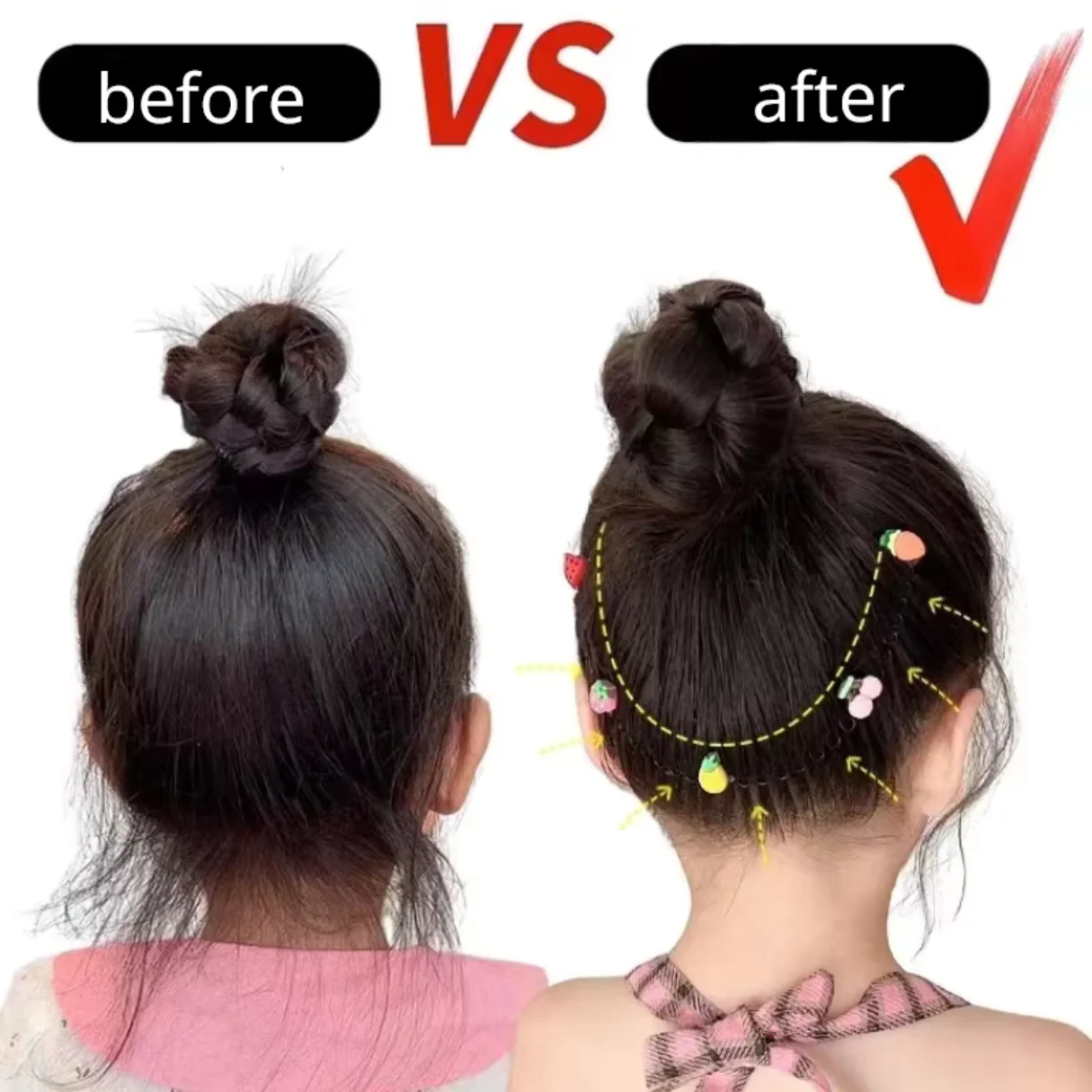 Cute Cartoon Design Hair Comb Strip Kids and Adults (Pack of 4) (Random Design) - Image 4