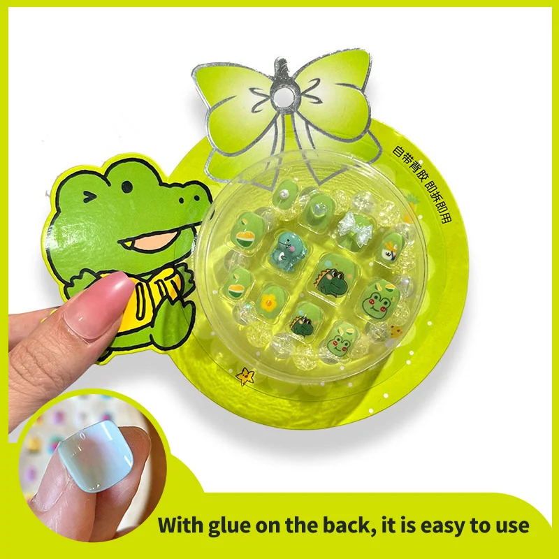 Cute Design Attractive Baby False Nail with Bracelet for kids - Image 4