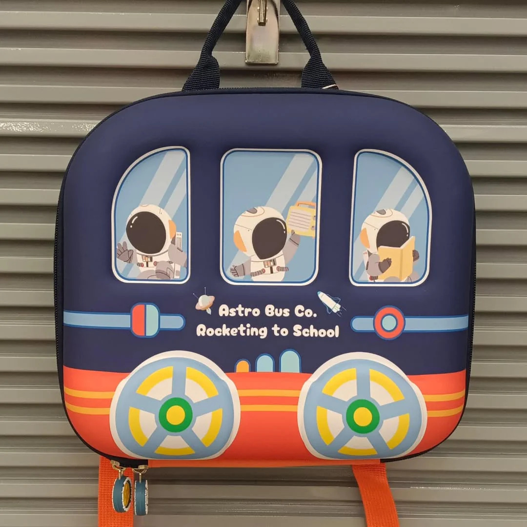 Cute Design Rectangle Shaped Hardshell Backpack for Kids - Image 5
