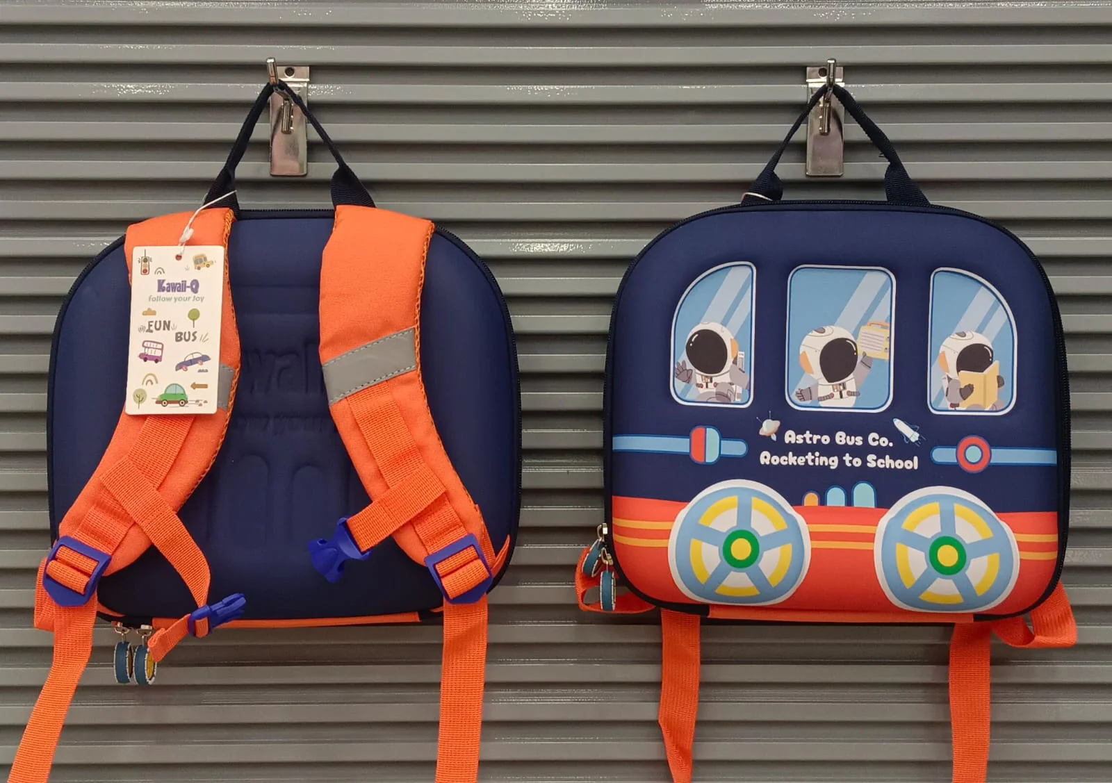 Cute Design Rectangle Shaped Hardshell Backpack for Kids - Image 8