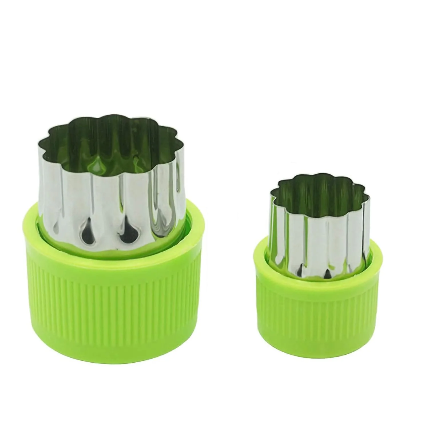 Cute Design Stainless Steel Cutter Set – Pack of 3 (Yellow) - Image 6