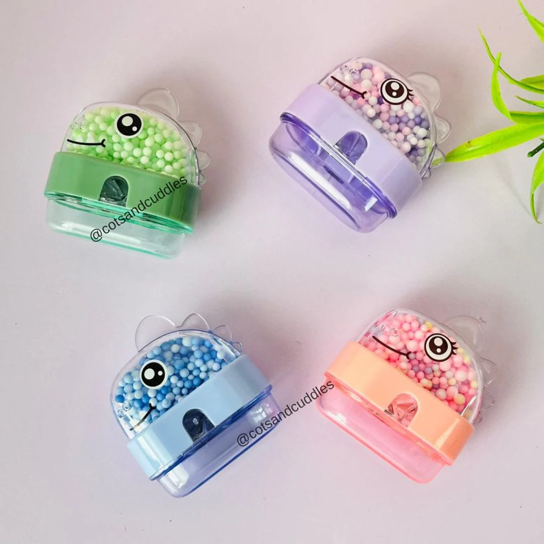 Cute Dinosaur Design Pencil Sharpener for Kids (Random Colour) - Image 3