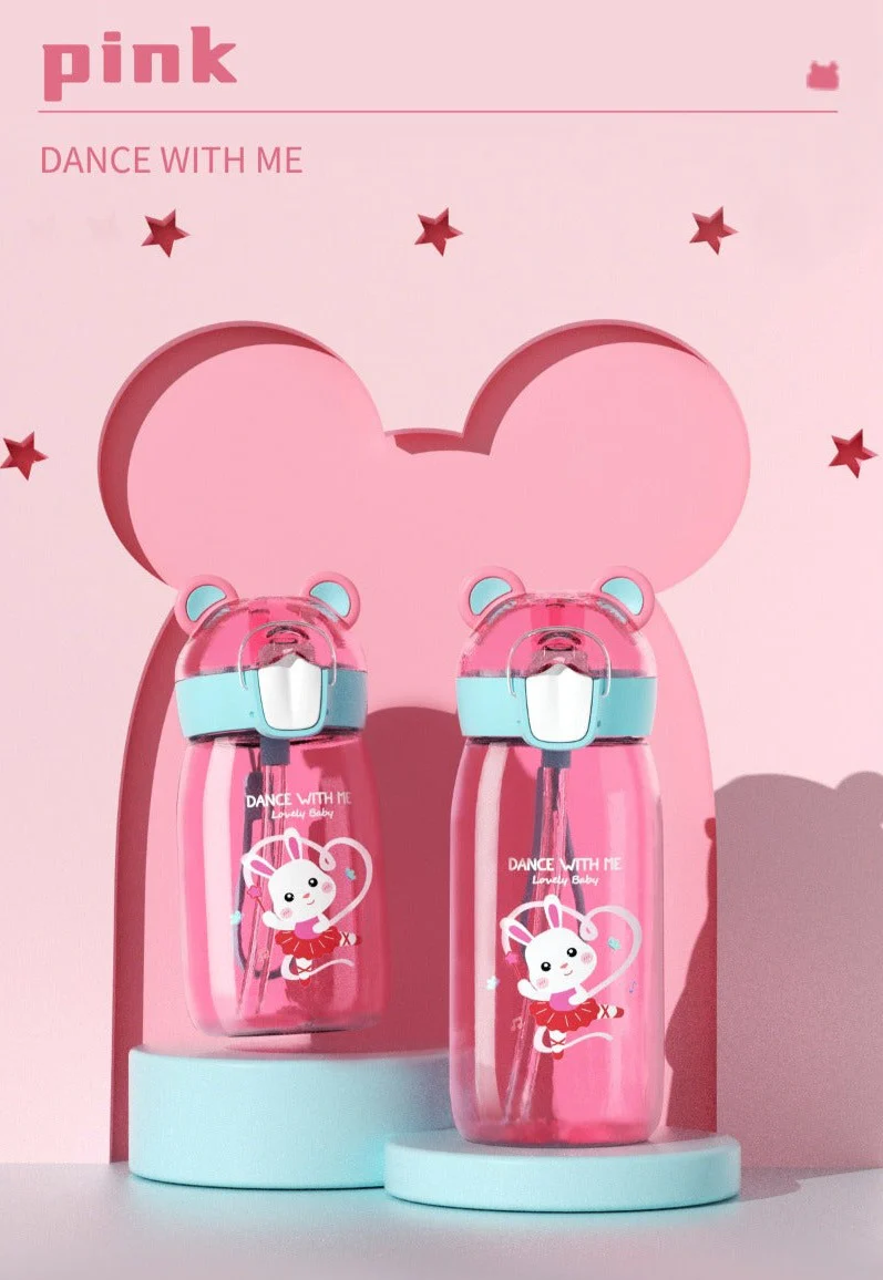 Cute Ear Water Bottle for Kids - (550ml) - Image 9