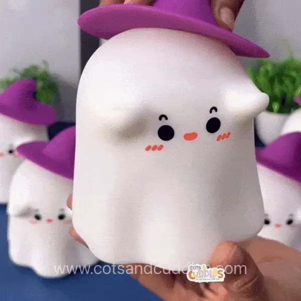 Cute Ghostess Design Silicone Night Light - Image 3