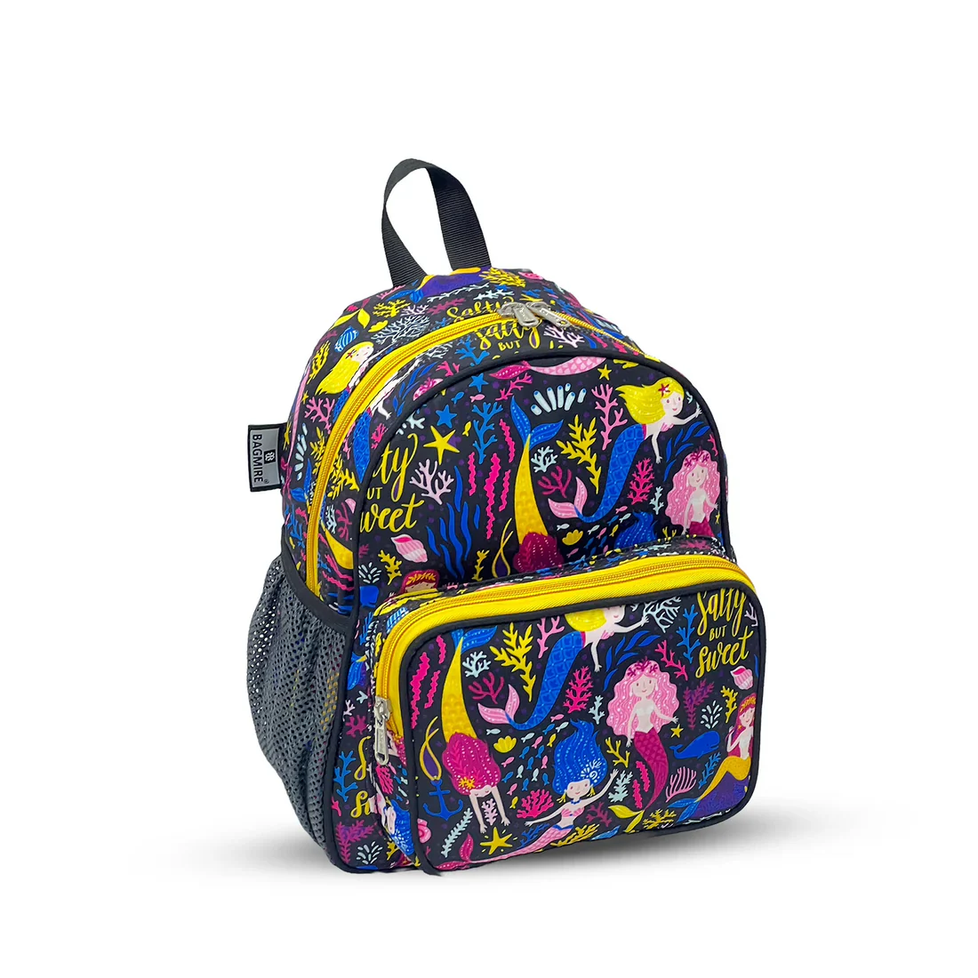 Cute Mermaid & Flower Prints Backpack for Kids - Image 4