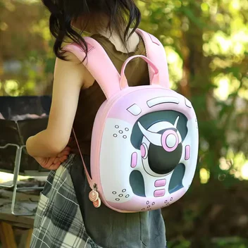 3D Steering Wheel Hard Shell Backpack – Kids School Bag - Image 3