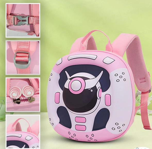 3D Steering Wheel Hard Shell Backpack – Kids School Bag - Image 4