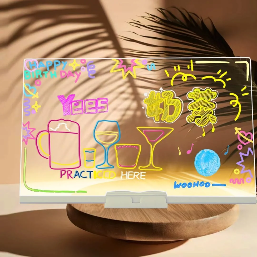 DIY 3D Acrylic LED Writing Message Board for Kids - Image 3