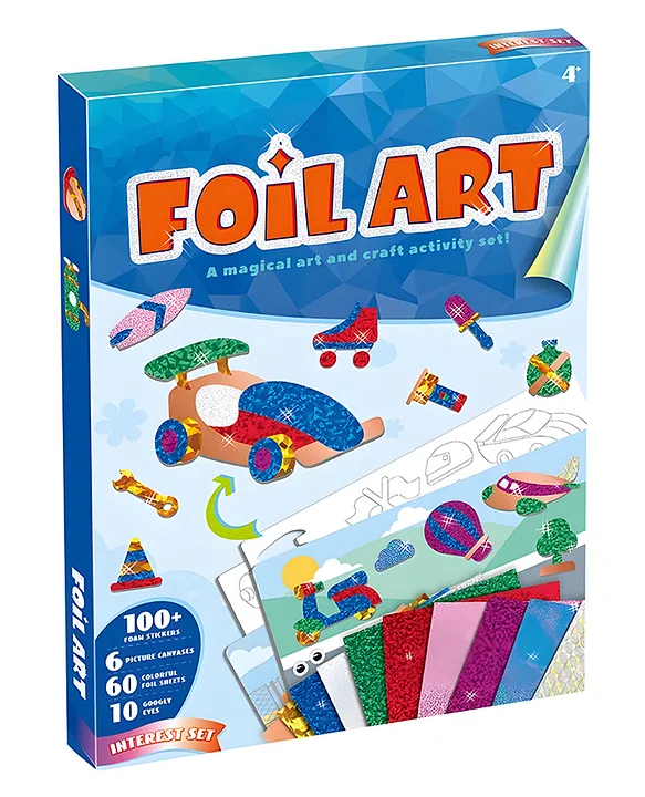 Foil Art Magical Art & Craft Activity Kit for Kids (Random) - Image 3