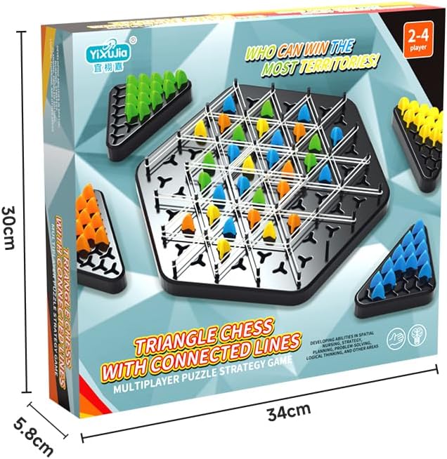 Hexagon Design Chess Game Multiplayer Puzzle (Pack Of 5/10) - Image 9