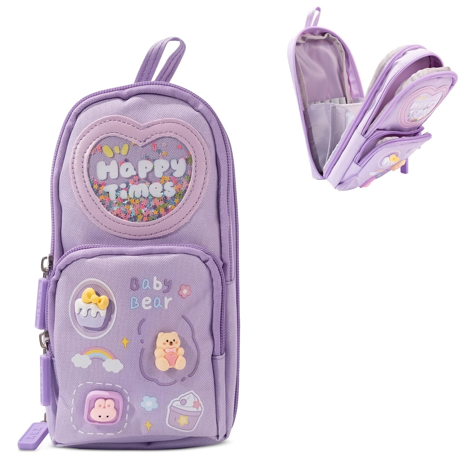 Kawaii 3D Charm Mini Backpack Pencil Case - Image 3