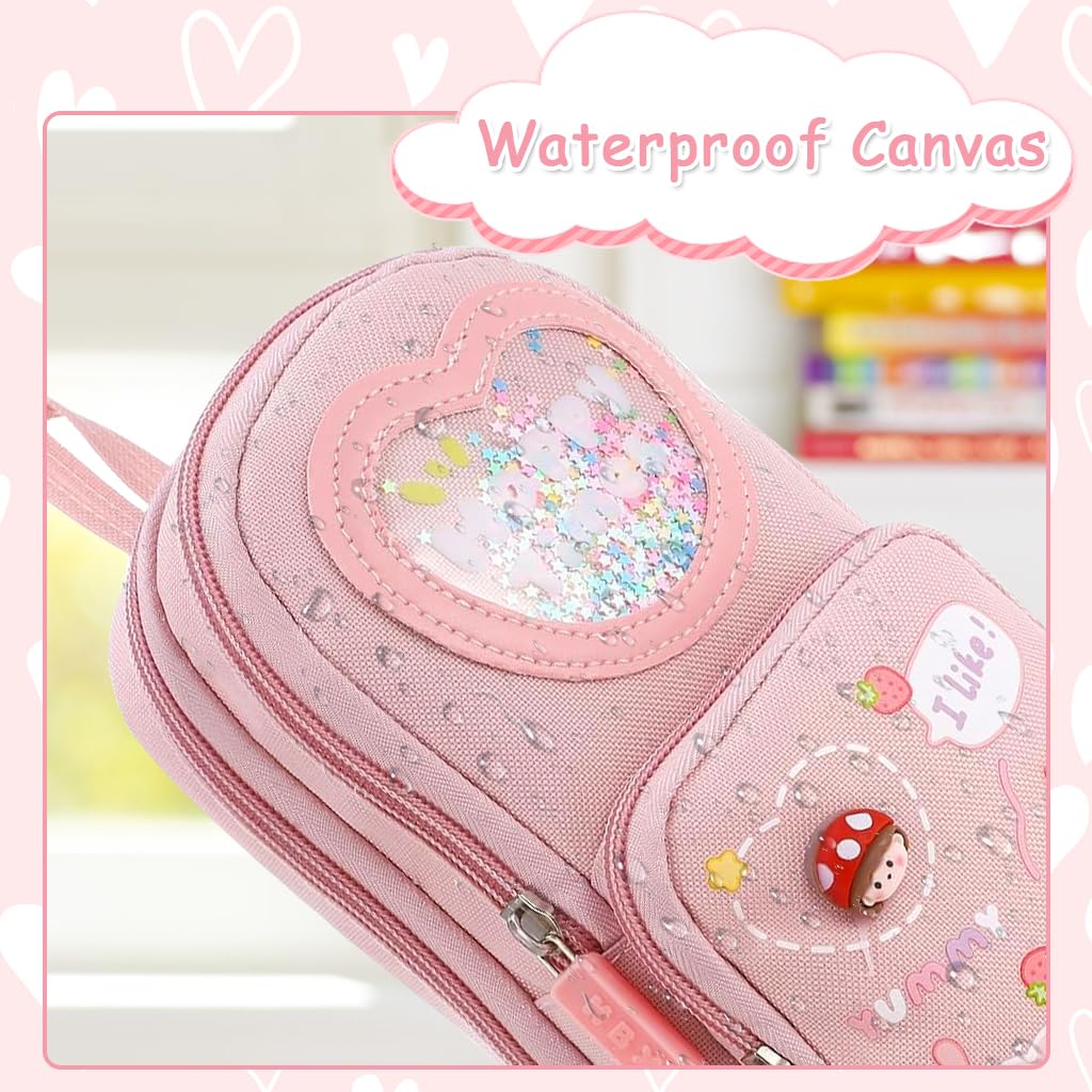 Kawaii 3D Charm Mini Backpack Pencil Case - Image 5